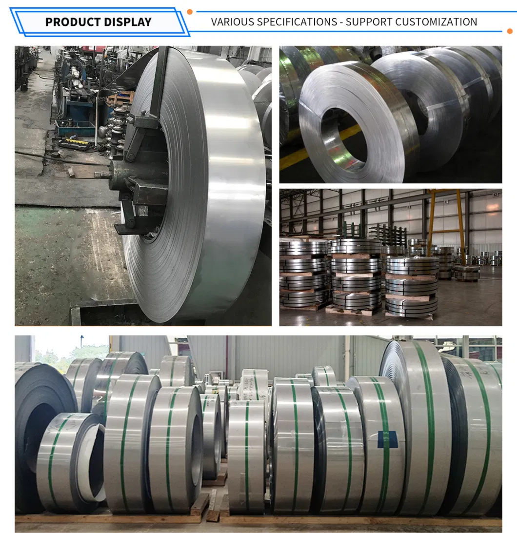 Factory Sale ASTM AISI 201 202 304 304L 316 316L 410 430 904L 2205 Stainless Steel Strip Ss Steel Coil Roll with Ba 2b 8K Hl Finish