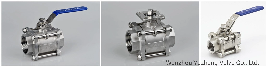 Stainless Steel Dn80 304/316L 3PC Floating Ball Valve