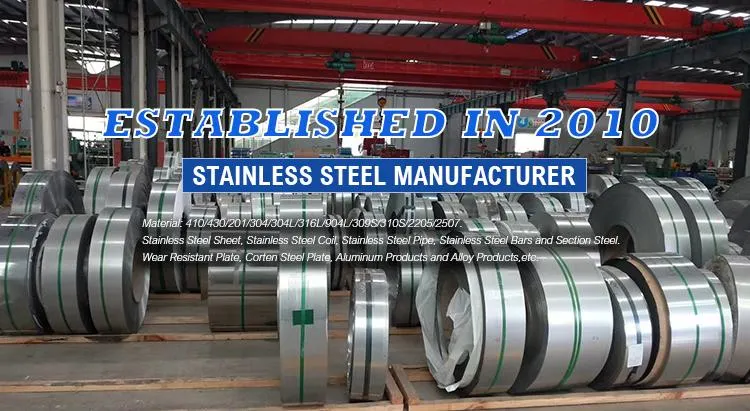 Factory Sale ASTM AISI 201 202 304 304L 316 316L 410 430 904L 2205 Stainless Steel Strip Ss Steel Coil Roll with Ba 2b 8K Hl Finish