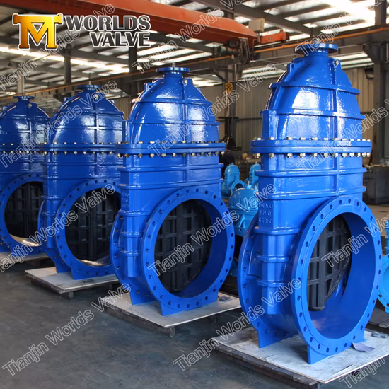 Ductile Cast Iron Di Ci Stainless Steel Barss EPDM Seat Water Resilient Wafer Lug Lugged Type Double Flange Industrial Butterfly Valve Gate Swing Check Valves